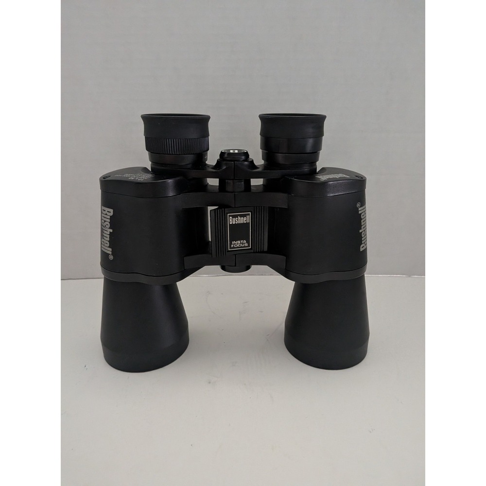 Bushnell 10x50 Insta-Focus Binoculars Black Wide Angle 5.8 Field with Case